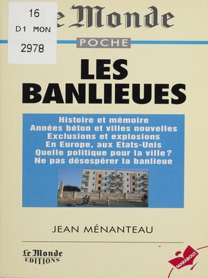 cover image of Les banlieues